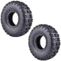 2 Pack of 2 4.10-4 Tires Replacement for Garden Rototiller Snow Blower Mowers Hand Truck Wheelbarrow Go Cart Kid ATV S18349