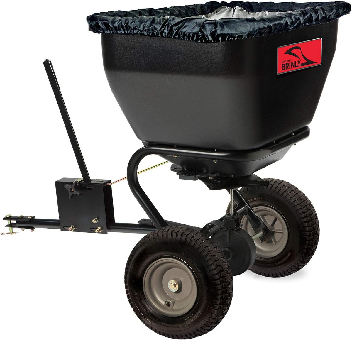 Tow Behind Broadcast Spreader, 175 lb, Black W1503