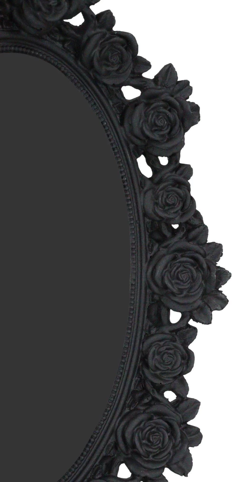 Black Floral Vanity Dresser Table Mirror P515278