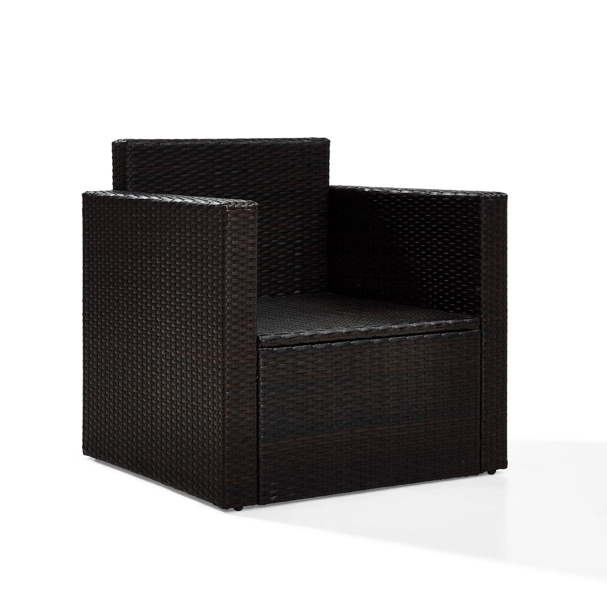 Brown Wicker Patio Arm Chair D8340