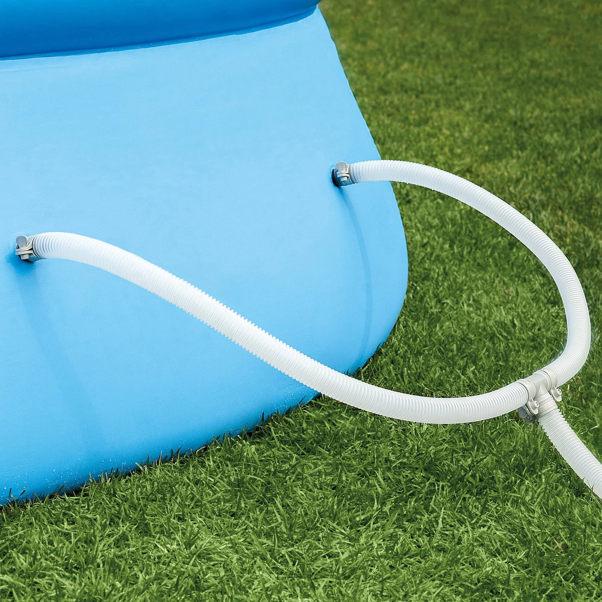 15ft x 42in Inflatable Above Ground Swimming Pool with Pump E795797