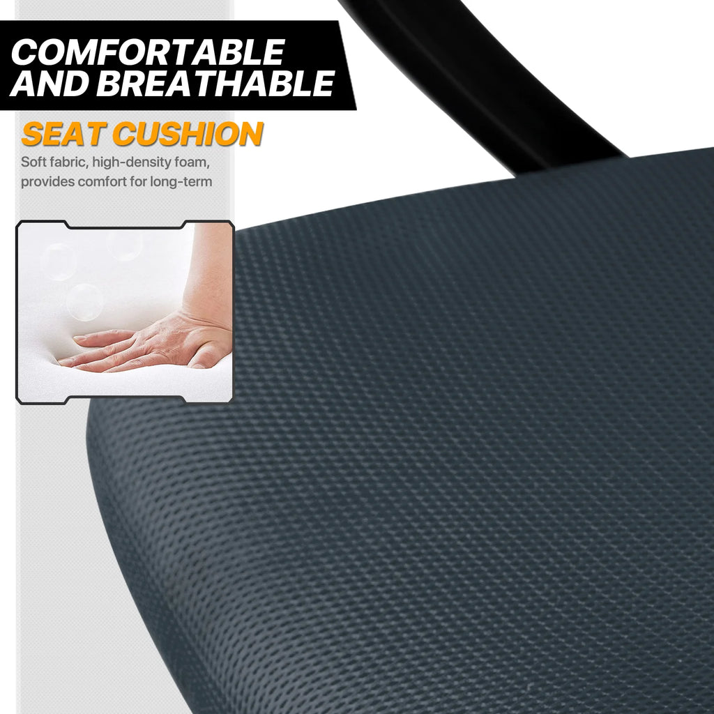 Grey Mesh Ergonomic Office Chair with Lumbar Support X6989