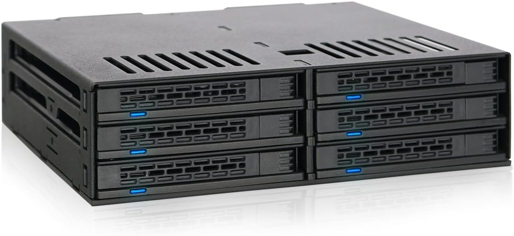 6 x 2.5" SATA HDD / SSD Hot Swap Cage for External 5.25" Bay D1020