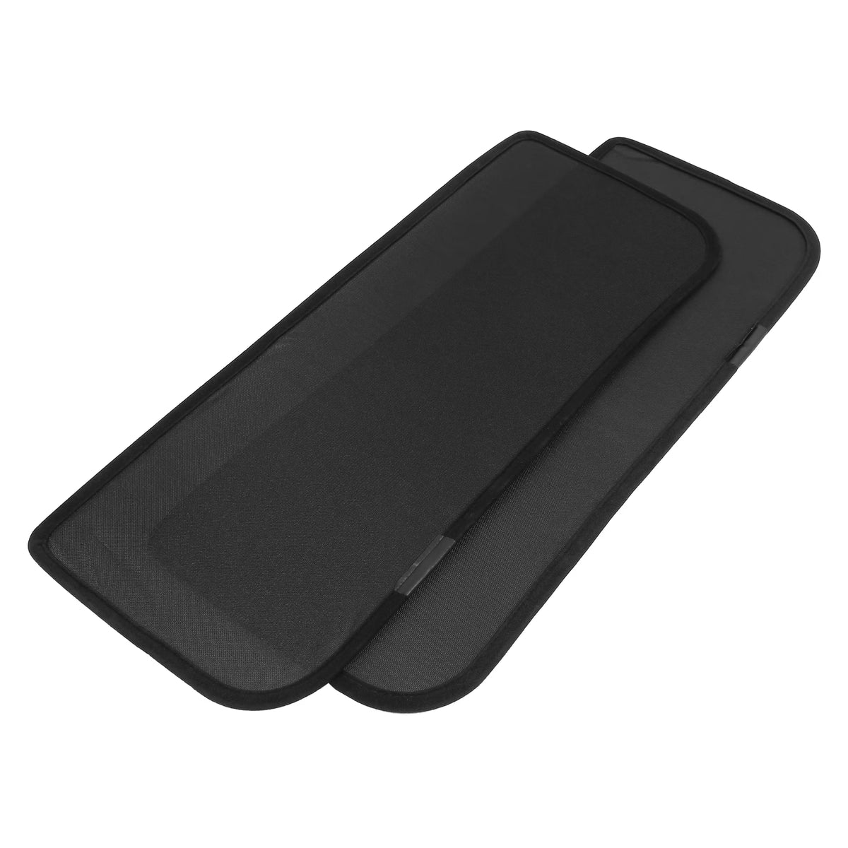 2 Pcs Black Glass Roof Sunroof Shade Cover O754
