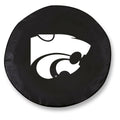 Black Vinyl Fitted Car Tire Cover Z74357