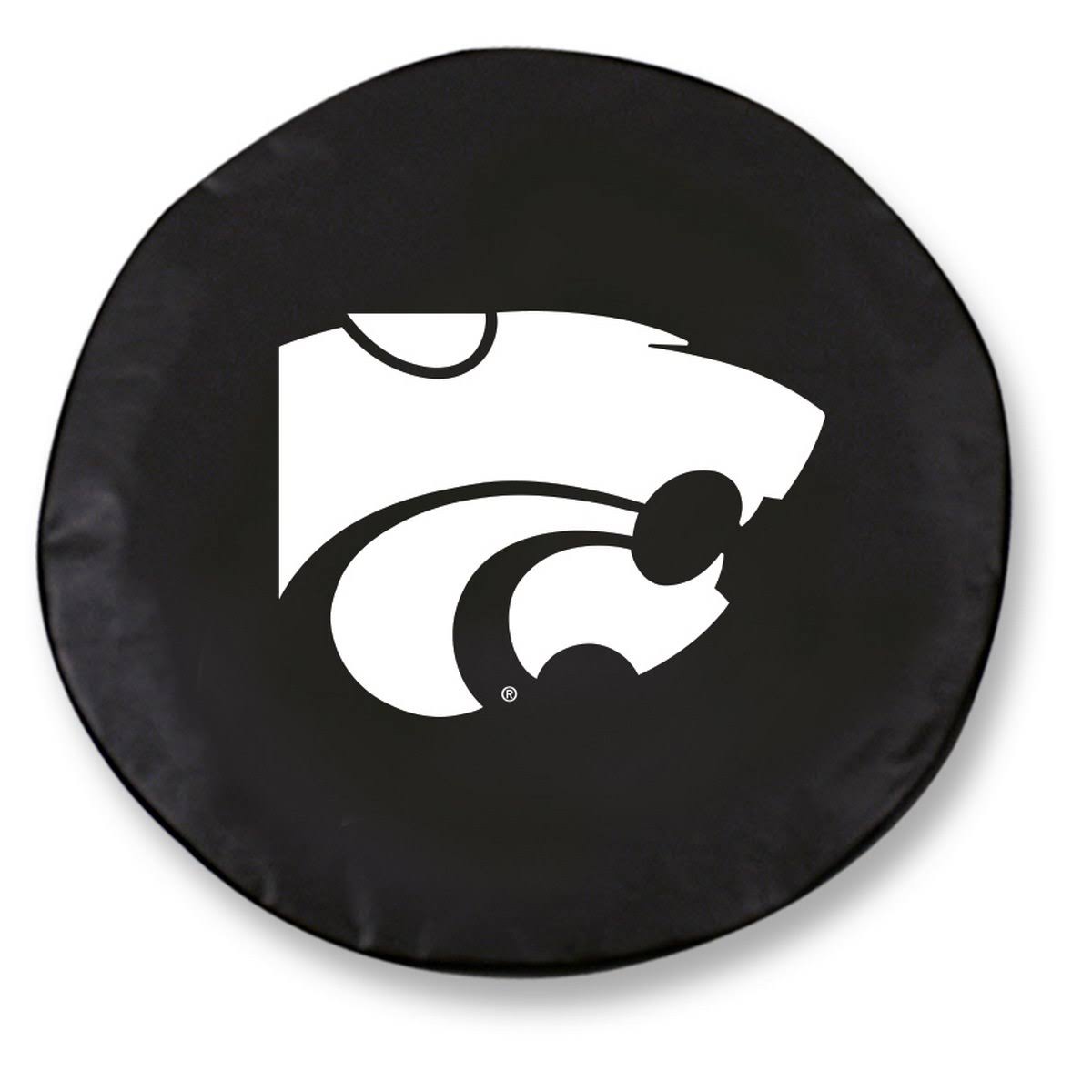 Black Vinyl Fitted Car Tire Cover Z74357
