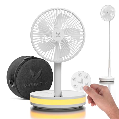 Portable Wireless Battery Operated Fan with Carry Case P317
