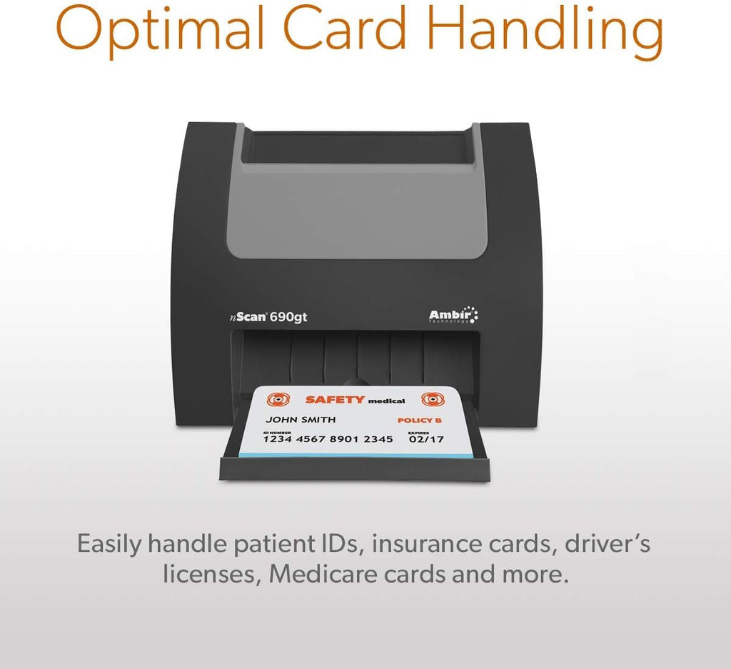 High-Speed Vertical Card Scanner for Windows PC S567