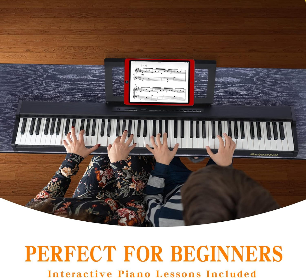 88 Key Semi-Weighted Portable Digital Piano with Sustain Pedal I999764