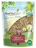 Organic Chia Flax and Hemp Seeds Mix 5 Pounds Non-GMO K151