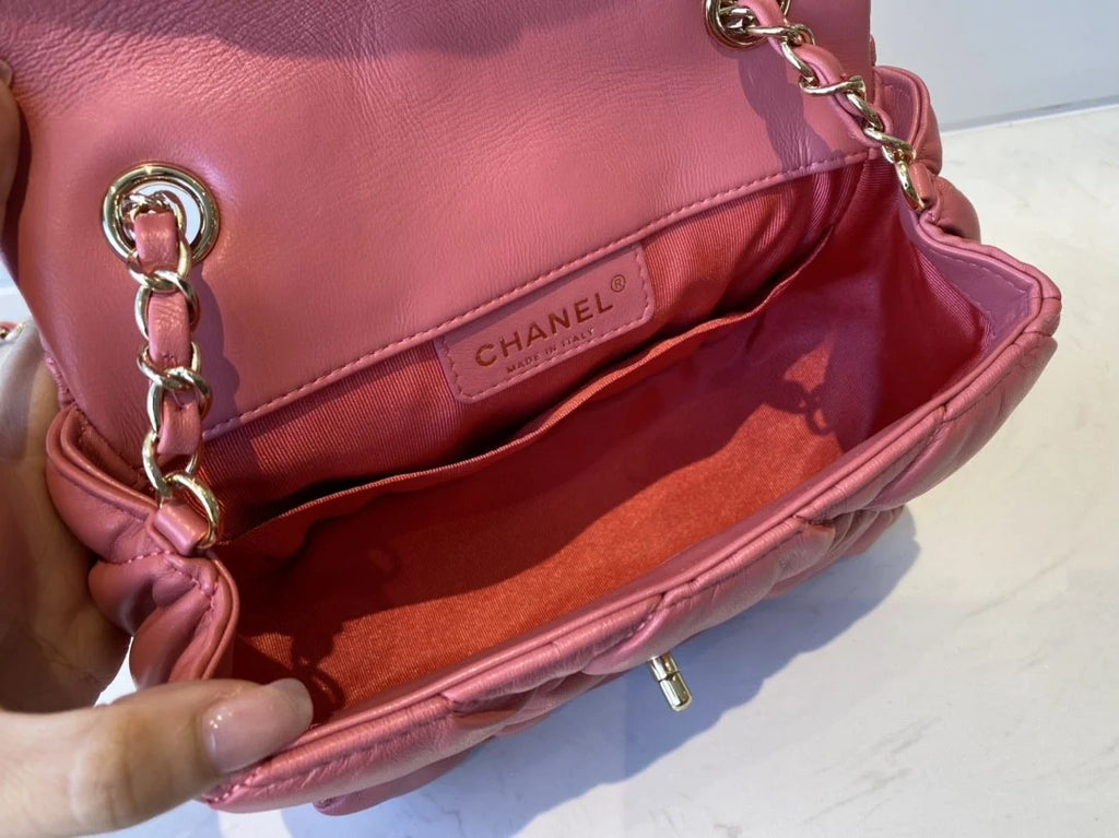 Small Flap Bag Pink 7.5in/19cm C4844