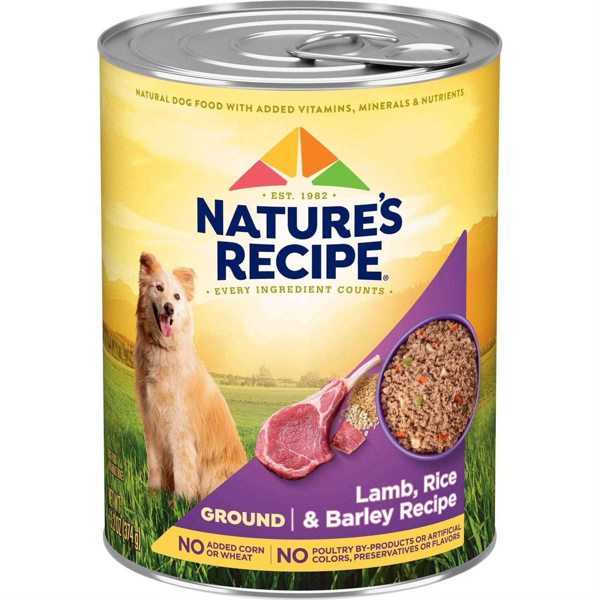Lamb Rice & Barley Ground Canned Dog Food Z423366