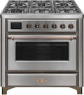36 Dual Fuel Propane Gas Range in Stainless Steel F674300