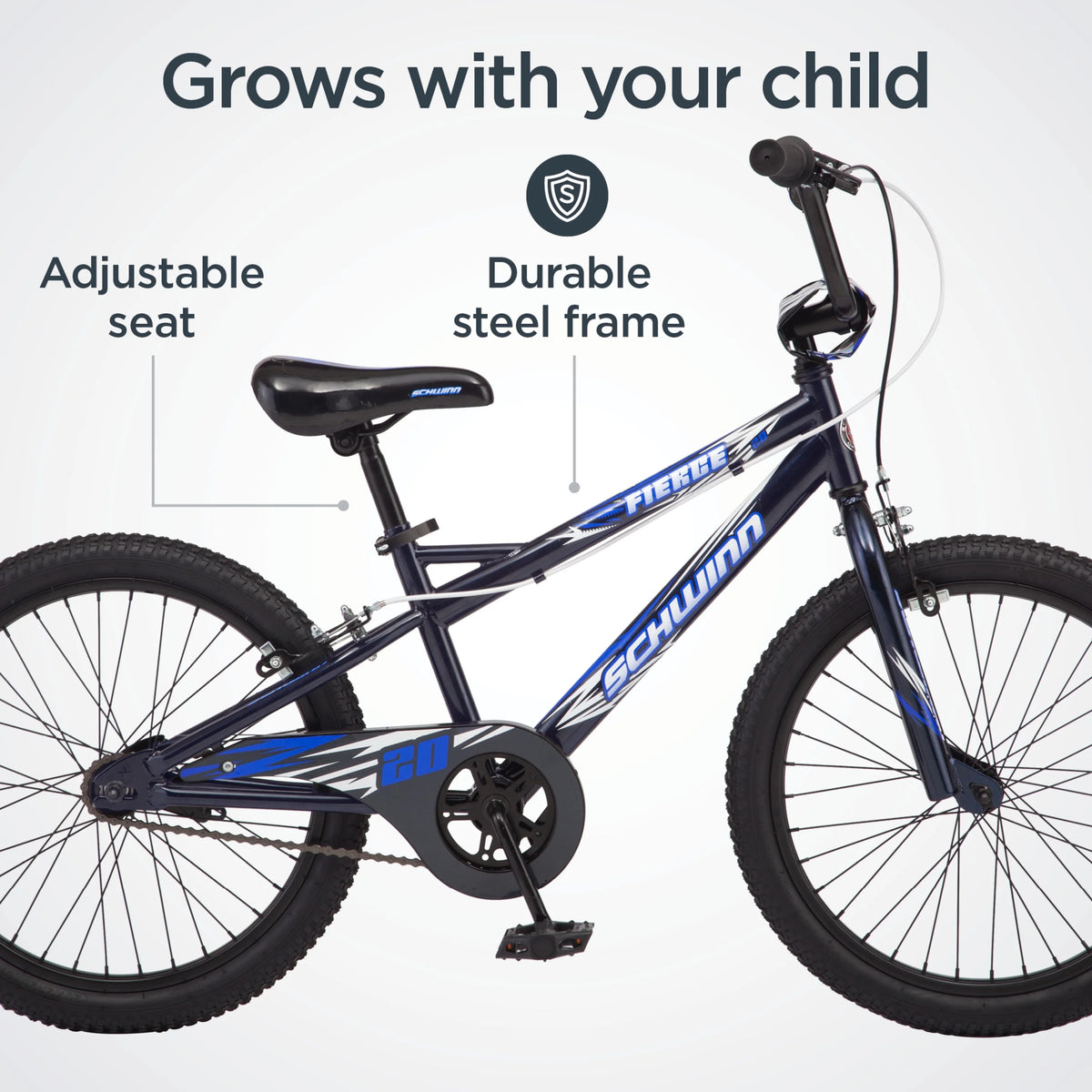 Kids Bicycle, 20 in. Wheels, Blue E522559