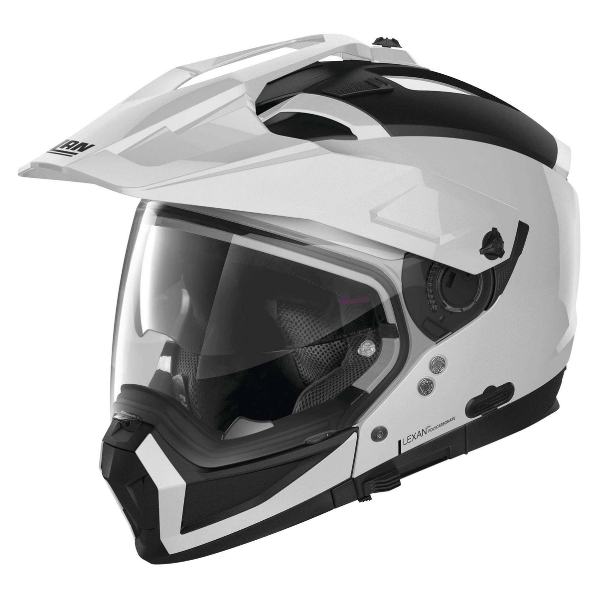 Metal White Motorcycle Helmet X638