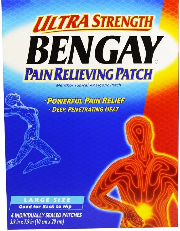 Large Pain Relieving Patches Pack of 4 H535633