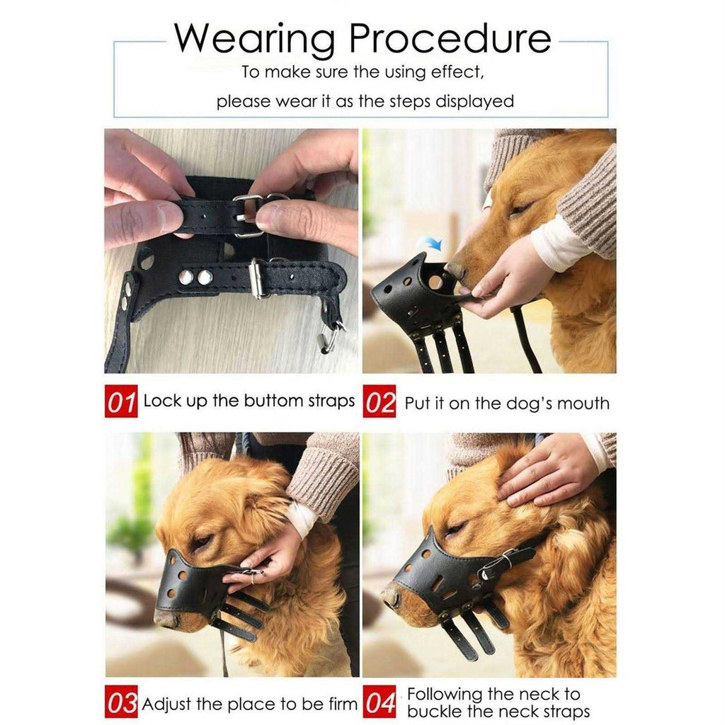 Leather Dog Muzzle E124