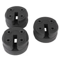 6pcs Tent Shade Canopy Water Fillable Weight Plates Black D86566