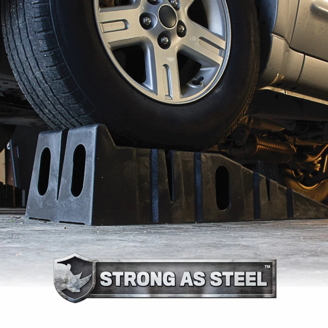 Black Resin Vehicle Ramp Pair 12,000lb 2 Pieces K846