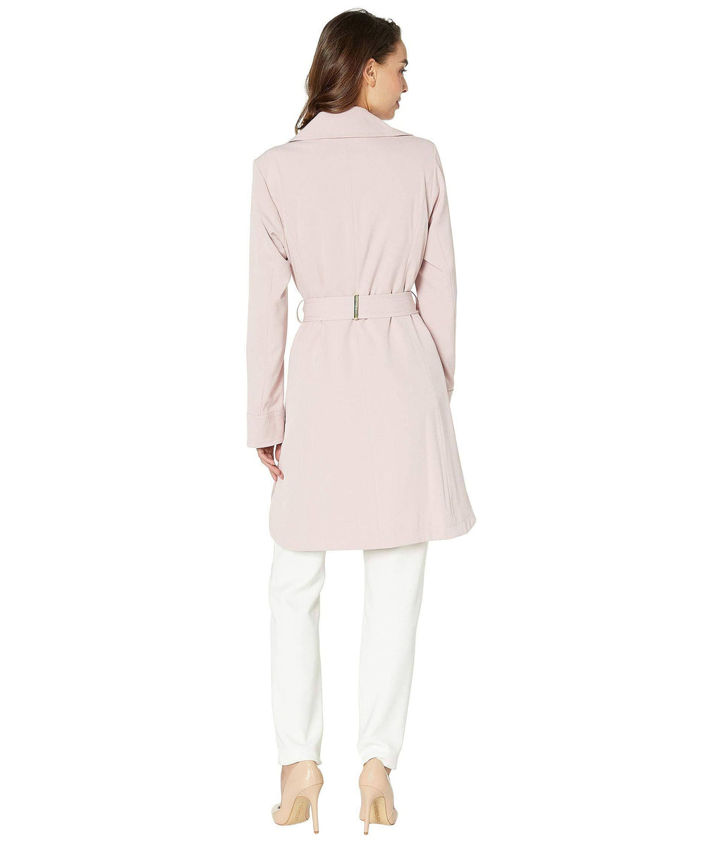 Belted Trench, Dusty Pink E979