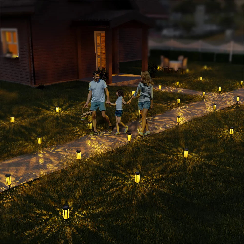 6 Pack Color Changing Solar Pathway Lights D82995