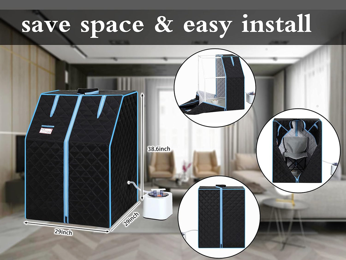 Steam Sauna Tent with 2L 1000 Watt Steam Generator G189