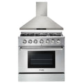 36 Propane Gas Range and Range Hood E829