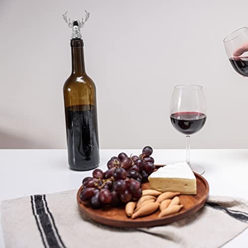 Deer Head Wine Pourer with Silicone Stopper R220652
