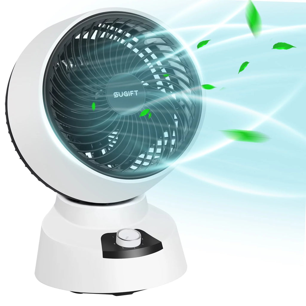 White 3 Speed Air Circulator Fan K2901