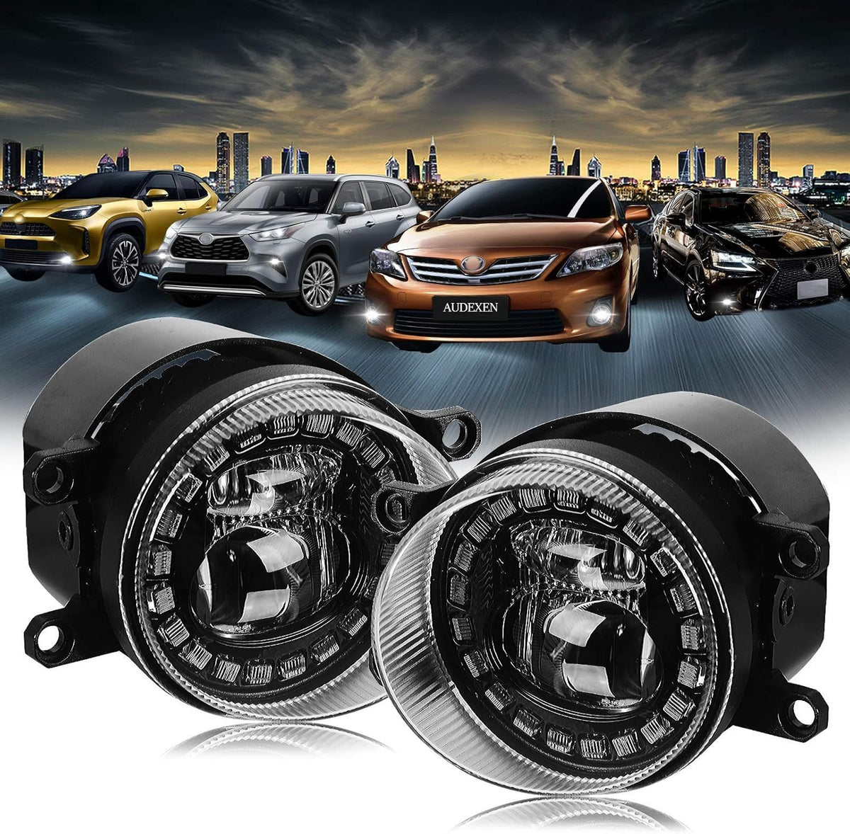 LED Fog Lights with DRL G866