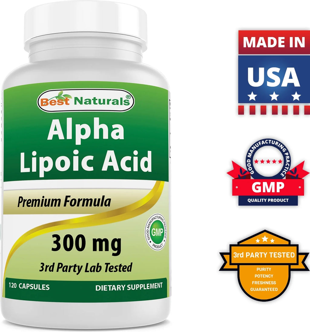 3 Pack Alpha Lipoic Acid 300 mg 120 Capsules N181147