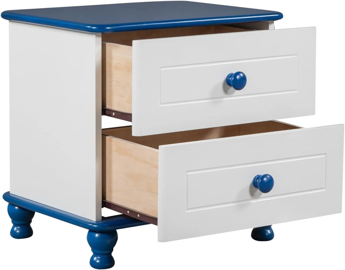 Wooden Nightstand with 2 Drawers G3023