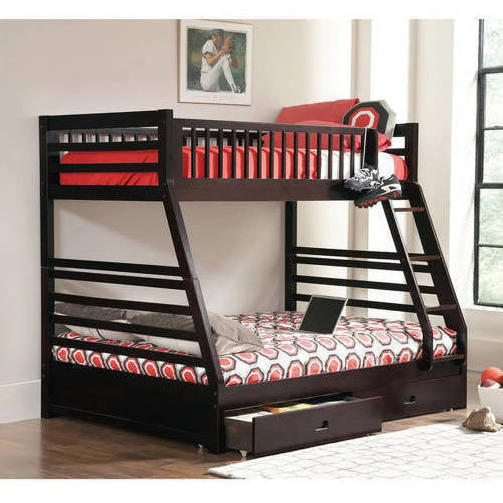 Twin Over Full Wood Bunk Bed G140717