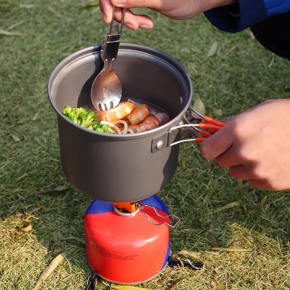 Camping Cookware Set with Cooking Pots D94794