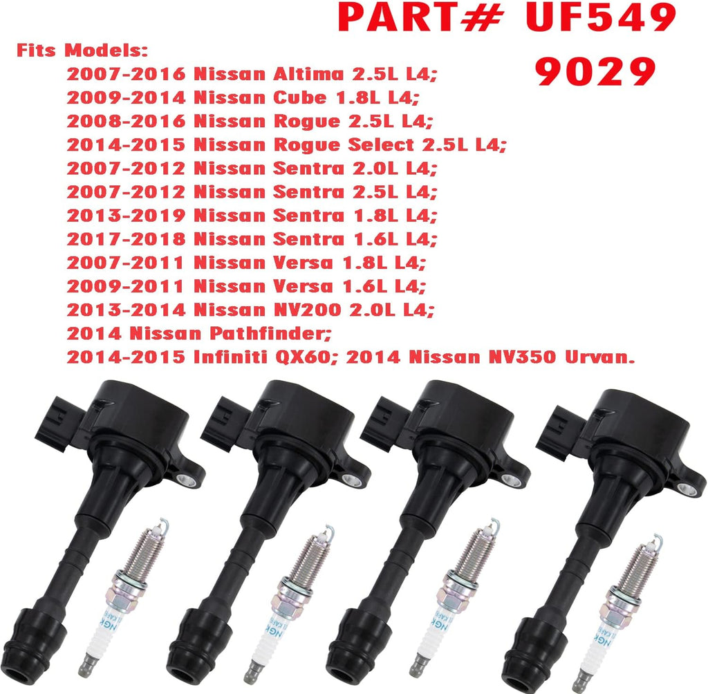 Ignition Coil Packs and Spark Plugs for V6 3.5L E1971