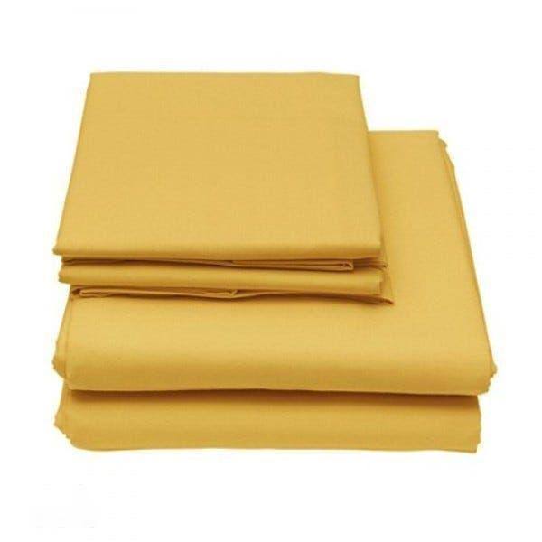 6-Piece Red California King Deep Pocket Bed Sheets D6177