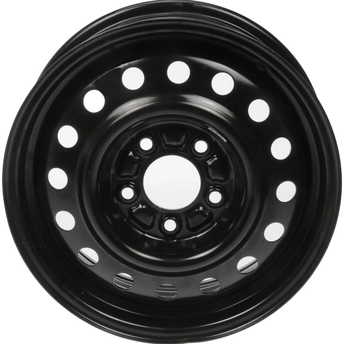 Steel 15 x 6-inch 5-Lug Black Wheel Rim A297831