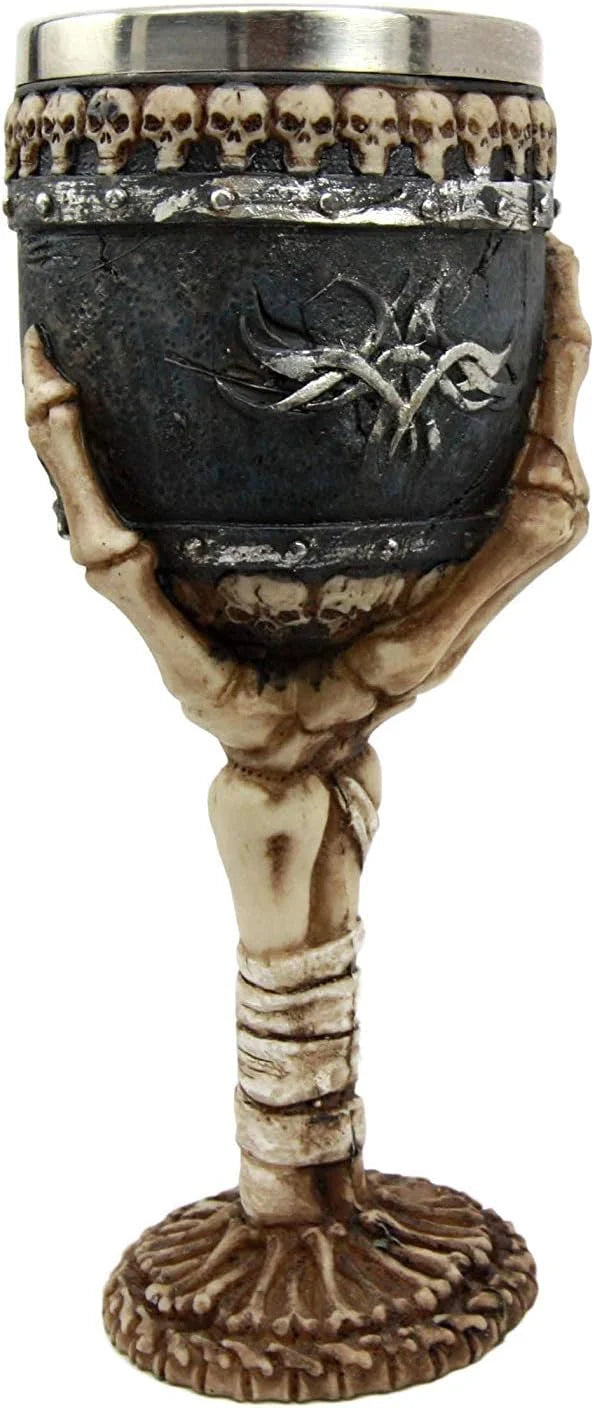 Skeletal Hand Bones Wine Goblet 6Oz Drinking Cup Z55230