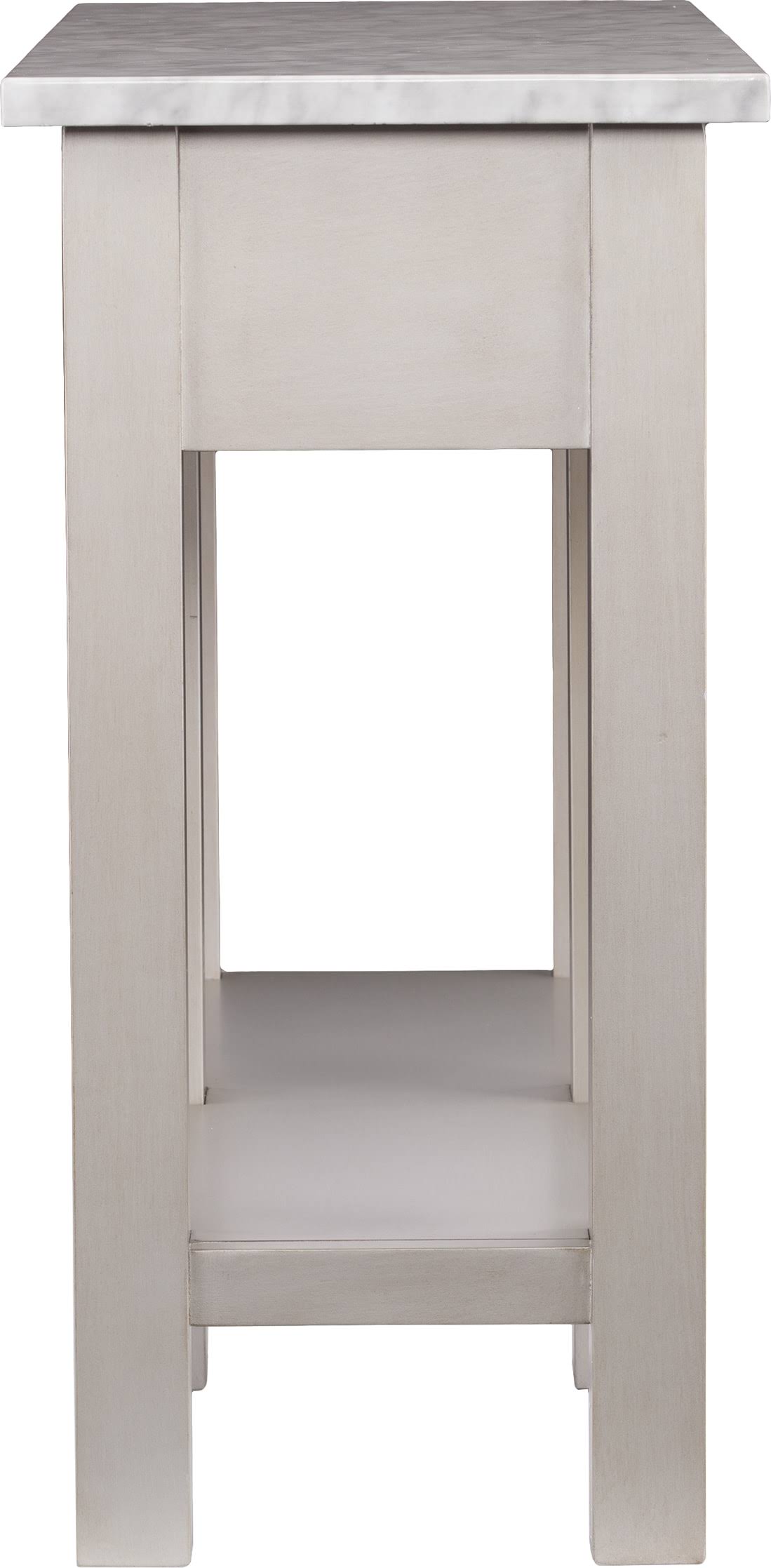 Faux Marble Rectangular Console Table J2166