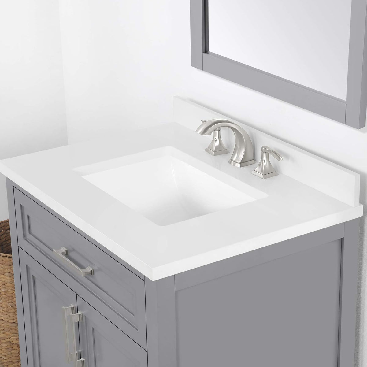 Single Sink Bathroom Vanity in American Grey J344585