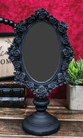 Black Floral Vanity Dresser Table Mirror P515278