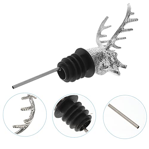 Deer Head Wine Pourer with Silicone Stopper R220652