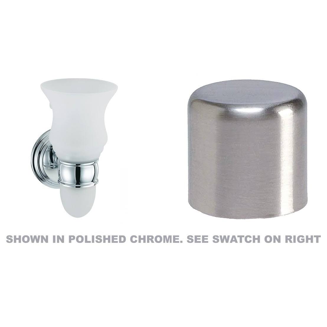 Satin Nickel Light with Satin Etched Glass A8056
