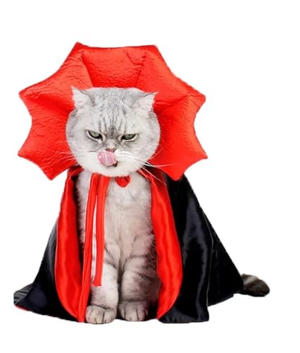 Halloween Pet Cat Adjustable Cloak Cape E44842