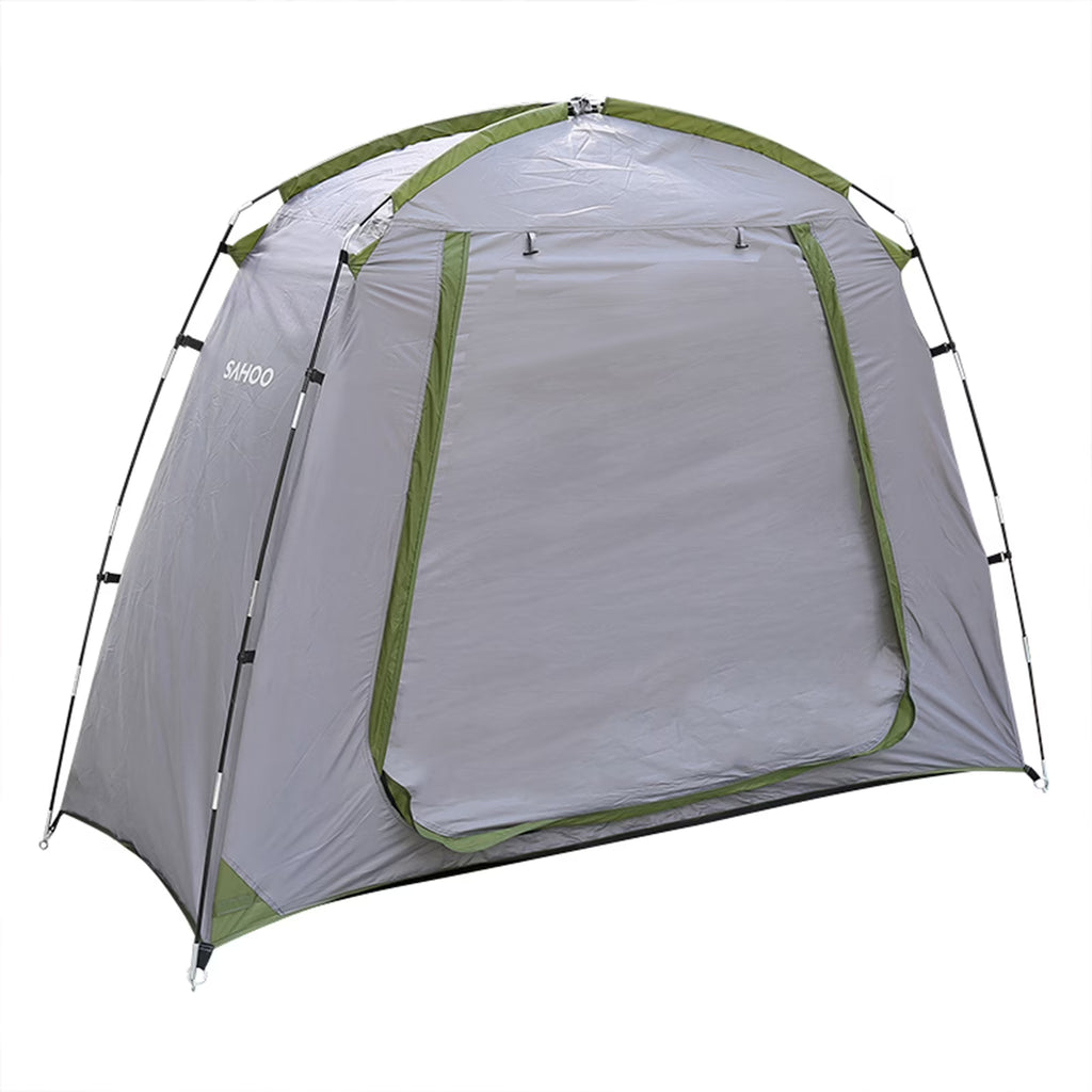 Silver Coated Polyester Waterproof Bike Shelter Storage Shed V1469