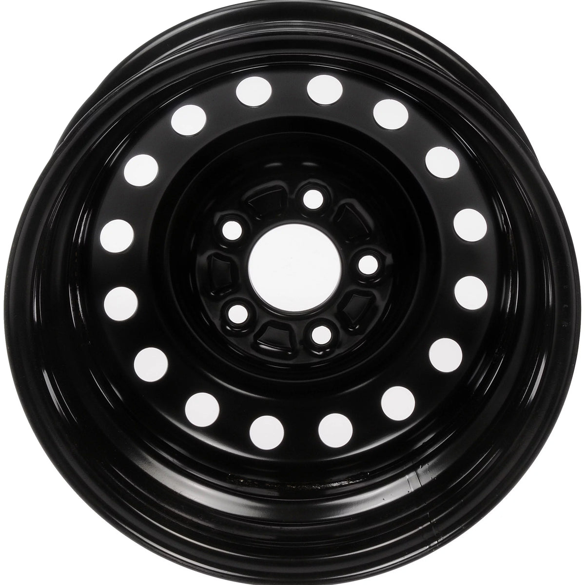 Steel 15 x 6-inch 5-Lug Black Wheel Rim A297831