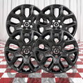 Set of 4 Gloss Black 17" Wheel Skins K41253
