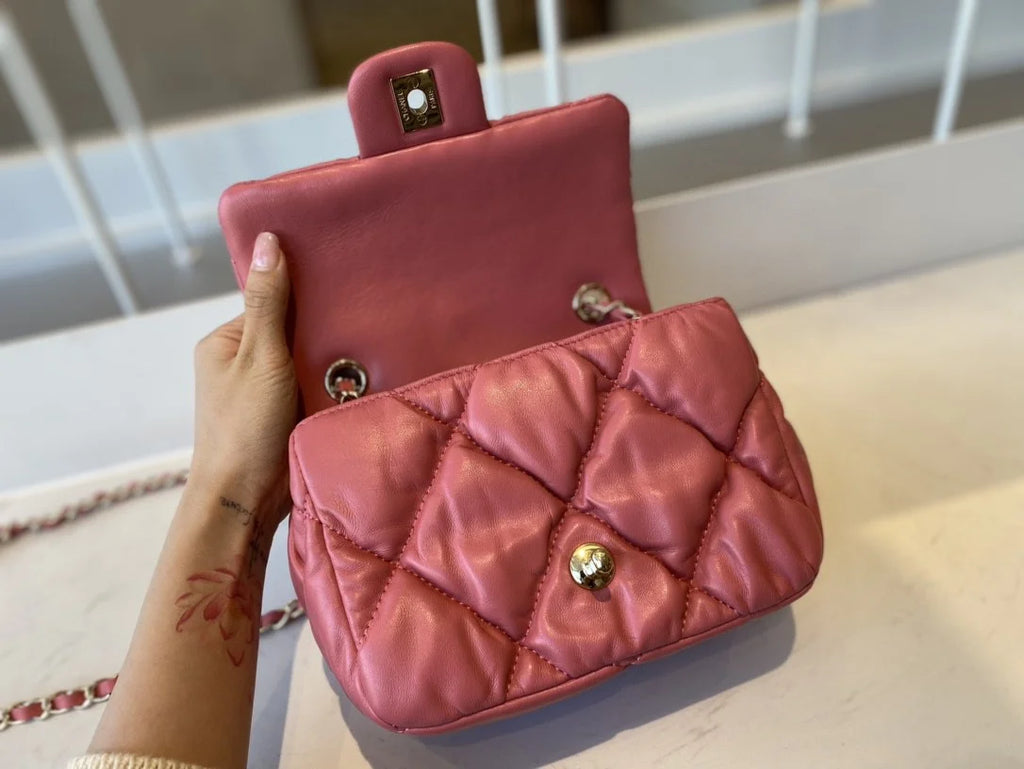 Small Flap Bag Pink 7.5in/19cm C4844