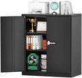 Locking Steel Cabinet with Doors and Shelves G130947