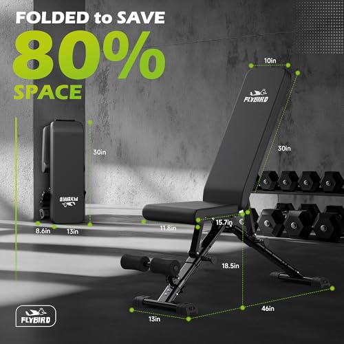 Adjustable Strength Training Weight Bench F21330